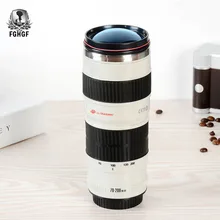 450 мл SLR Камера 70-200 кружка линза от фотоаппарата кофейная кружка с крышкой Фантастическая нержавеющая сталь молоко Caneca Lente чашки Посуда для напитков