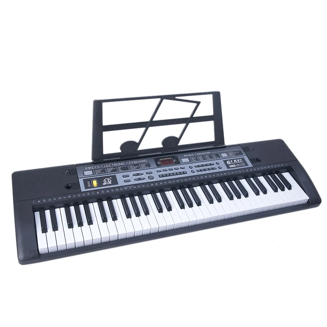 Elétrico com Suporte e Microfone Presentes das Crianças Venda Quente Teclas Crianças Música Digital Teclado Eletrônico Placa Chave Piano 61 10 Brinquedos e hobbies