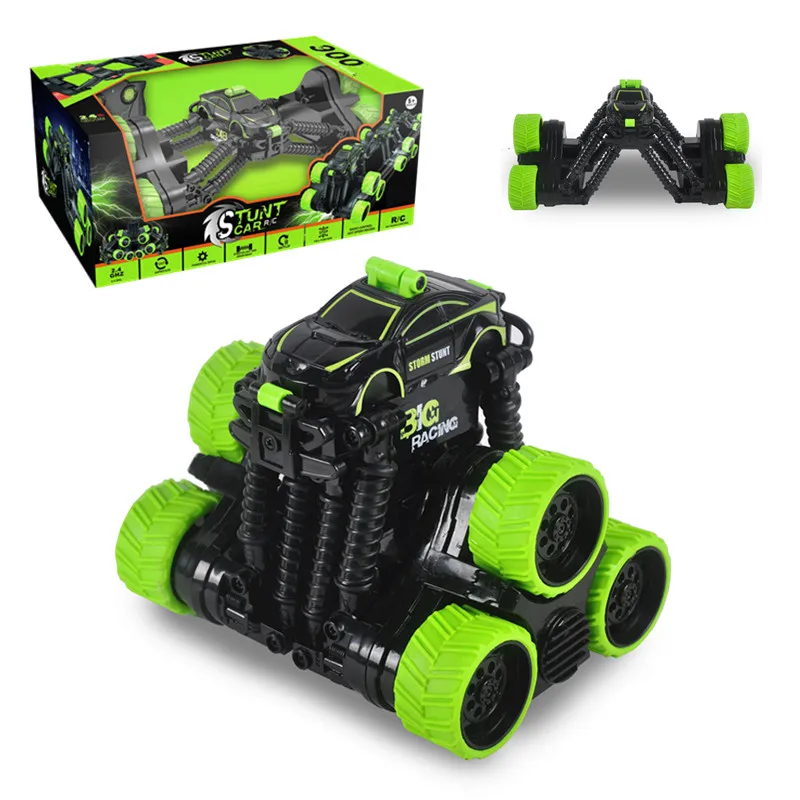 RC Car 2.4G Stunt Deformation Buggy Car 360 Degree Flip Rock Crawler Roll Kids Robot High Speed RC Cars Toys for Gifts