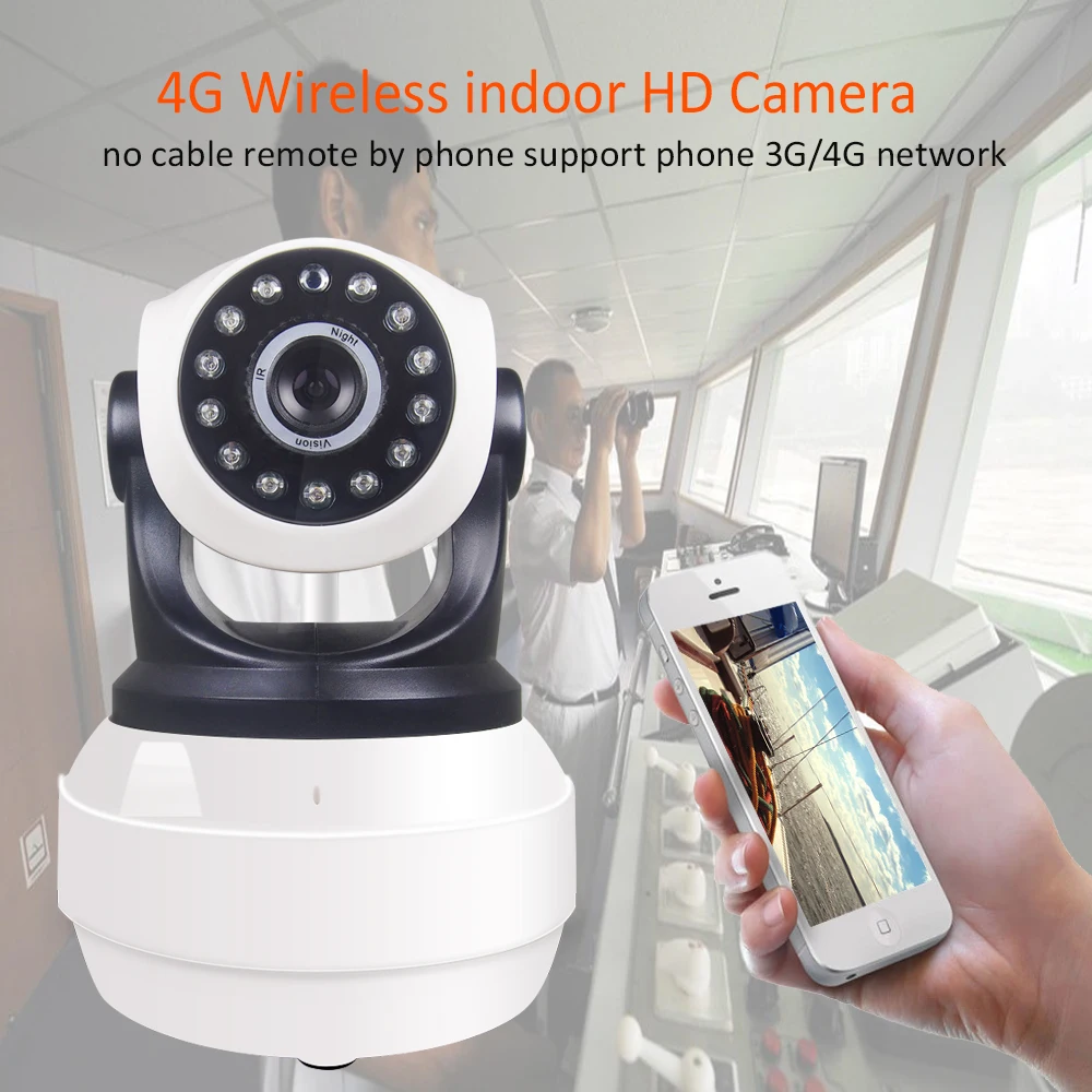 

3G 4G SIM Card CCTV IP Camera Security Surveillance Wireless Wi-fi 960P 1.3MP HD IR P2P 360 Degrees PTZ Audio Baby Home Camera