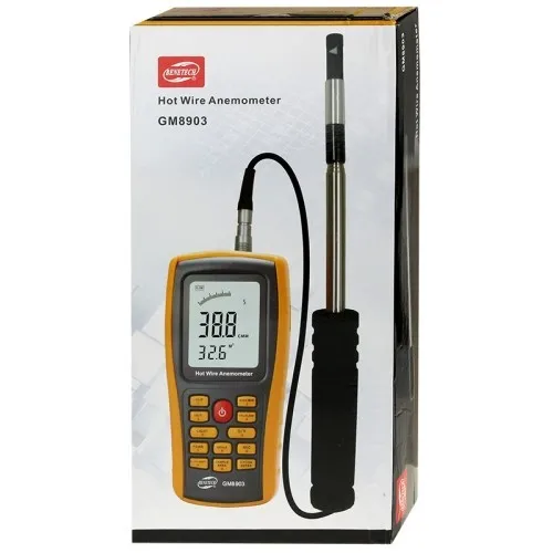 Hot wire wind speed measurement air velocity meter wind speed indicator