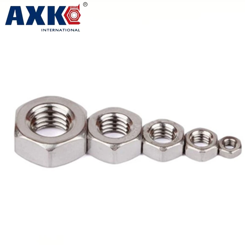 

1pc 3/4" 3/4 Inch 3/4-10 201 304 Stainless Steel 201ss 304ss Nuts US Standard American Form Coarse Thread UNC Hex Hexagon Nut