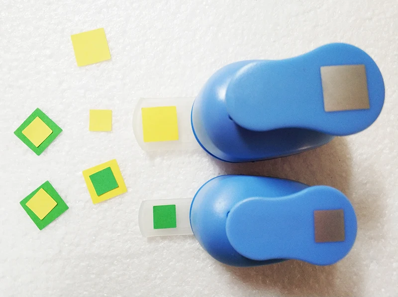 Best Promotion Square Shape Punch Craft 2pcs hole punch set Scrapbook