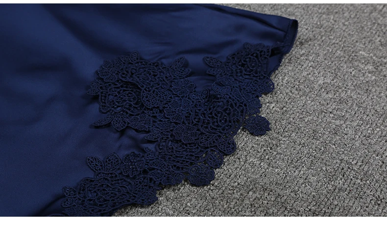 Женский пикантный Шелковый Атласный вечерний комплект с платьем кружевной халат, модный халат+ ночная рубашка, 2 предмета, летняя одежда для сна для женщин