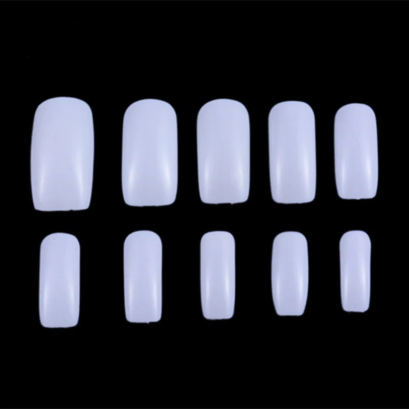 TKGOES 500 искусственные акриловые накладные ногти с полным покрытием|nail tips|false nail