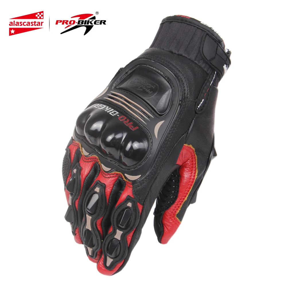 

PRO-BIKER Motorcycle Gloves Genuine Goat Leather Riding Dirt Bike Motos Gloves Driving Luvas Motocross Off-Road Racing Gloves