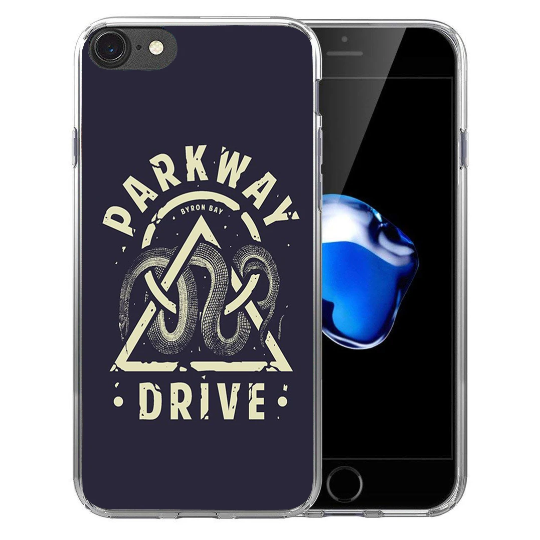 Для iPhone X 8 7 плюс 6 6s 5 5S SE Мягкий силиконовый чехол ТПУ Parkway drive металкор панк