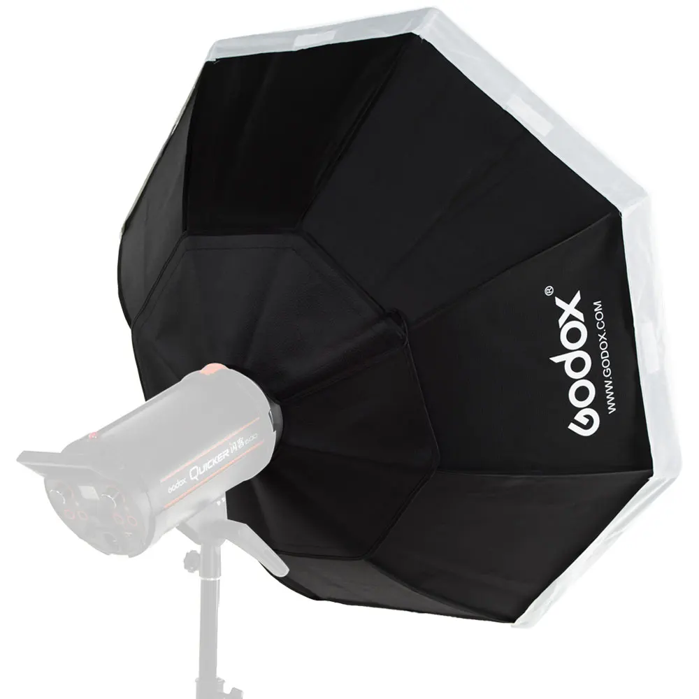 Софтбокс Godox BW120 120 см 4" восьмиугольный студийный стробоскопический софтбокс с креплением Bowens для студийной вспышки