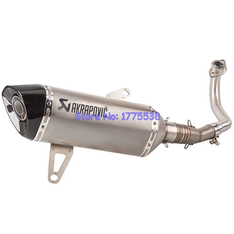 Motorcycle Exhaust Muffler Link Pipe for XMAX 250 XMAX 300 2017 2018