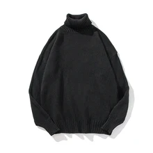 Sweater winter high collar warm thick sweater men's high collar brand slim pullover men's loose long sleeves knitted sweater Sweater winter high collar warm thick sweater men's high collar brand slim pullover men's loose long sleeves knitted sweater