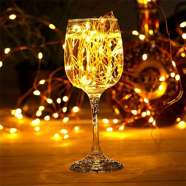 Muqgew Led Light 2 Set Lamp Waterproof 50 String Lights 16 4ft Muqgew Led Light 2 Set Lamp Waterproof 50 String Lights 16 4ft Copper Wire Firefly Garden Decoration Outdoor Parties