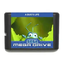 Жизнь жука 16 бит MD игровая карта для sega Mega Drive для Genesis