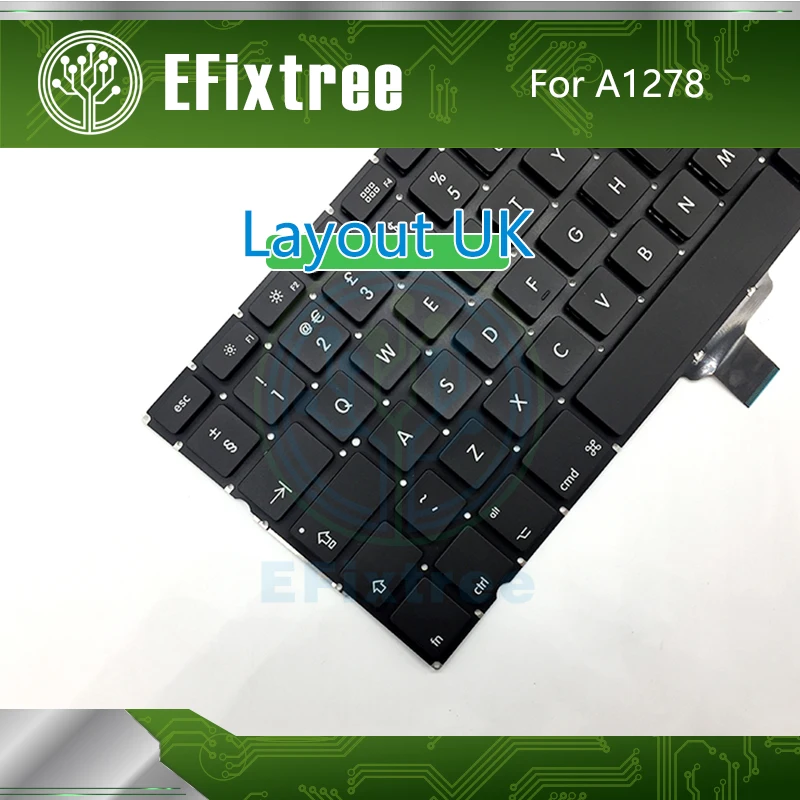 Новый дизайн A1278 Великобритания для Macbook Pro 13 &quotсменная клавиатура 2009 2010 2011 2012 Год