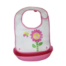 Красивые эва Водонепроницаемый кормления Мультяшные нагрудники для новорожденных милый мультфильм печатных детские нагрудники