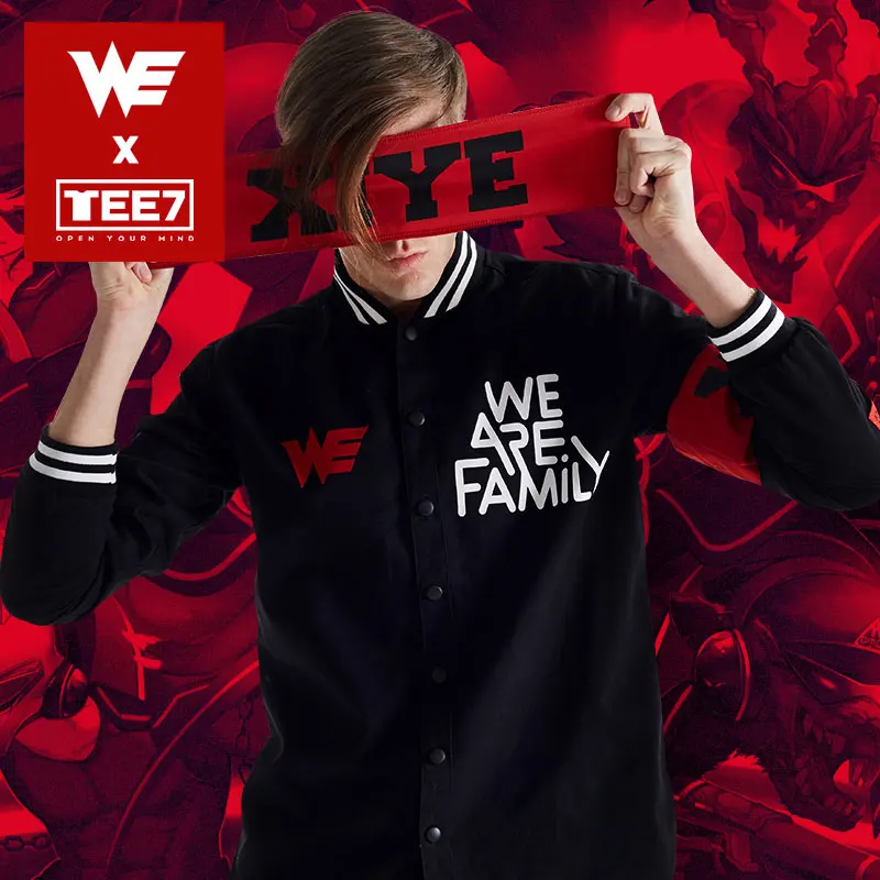 

[STOCK] 2017 LOL Team WE Keep your Dream Uniform Cosplay Costume Baseball Jacket Unisex S-2XL For Halloween Free Shipping