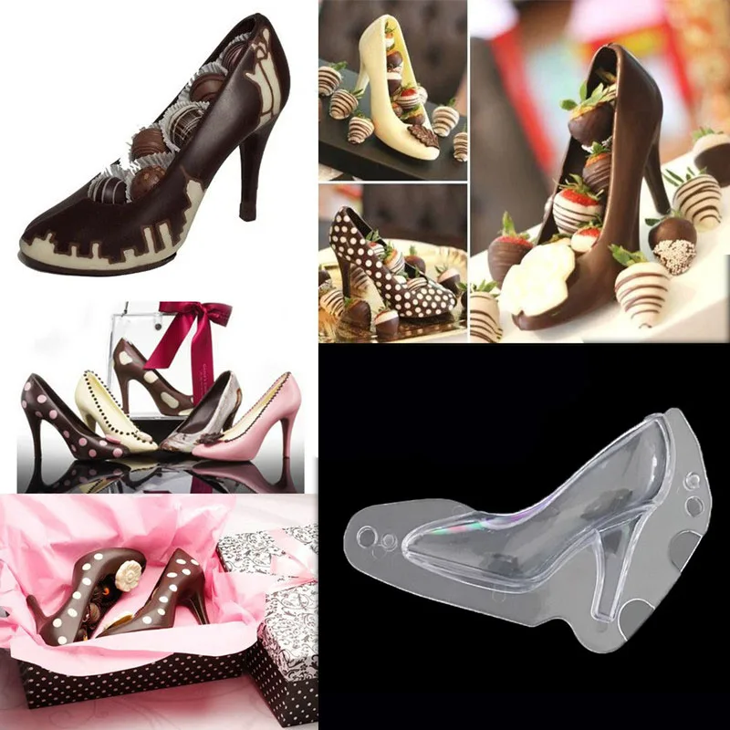 High Heel Shoe Chocolate Mold 3D DIY Fondant Baking Tools