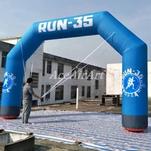 Воздуходувка дешевые входные надувные рекламные арки с баннер для продвижения