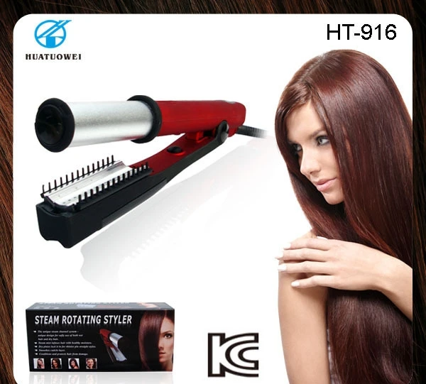 flat iron and brush in one