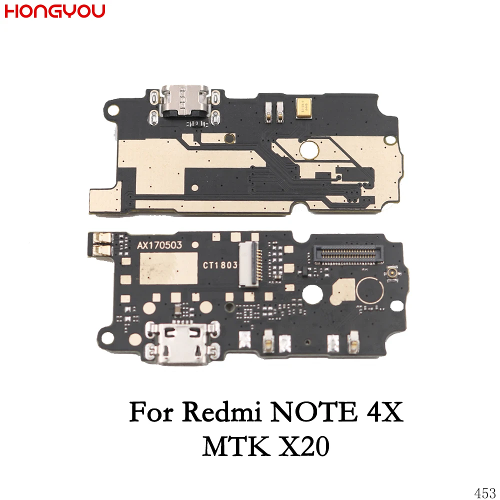 

30PCS/Lot For Xiaomi Redmi NOTE 4X USB Charge Board Dock Port Plug Connector Charging Jack Flex Cable With Microphone