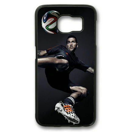 Dani Alves Brazil Football Player Case for Samsung Galaxy S6 PC Material Black |