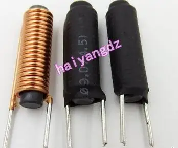 

10pcs/6*30 10UH 1.2 Line 19.5 Circle Bar type Magnetic Bar Filter inductors Vertical R Bar Magnetic core coil