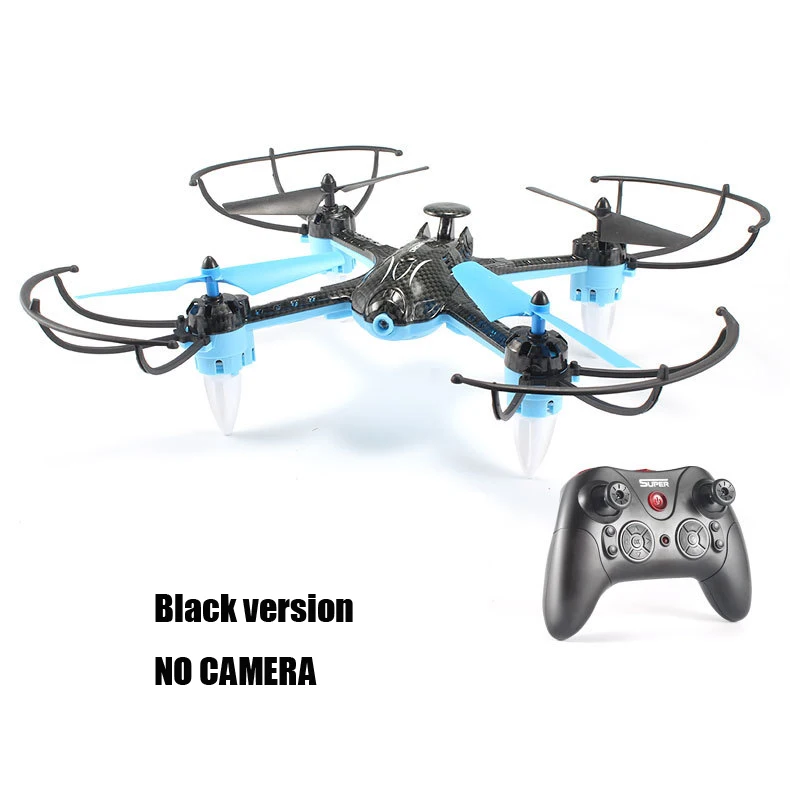 Dreams Fly Drone 2.4Zhz ремонт контроль светодиодный фонарь Квадрокоптер один ключ возврат 4CH RC вертолет - Цвет: BLACK