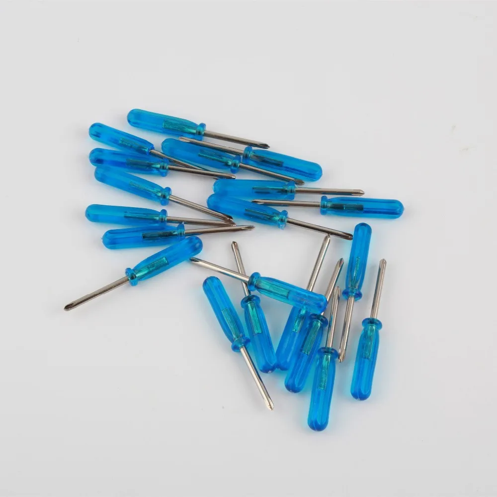 Blue 45mm Mini Screwdrivers 2.0 Phillips / 2.0 Slotted Screwdriver