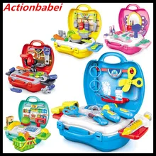Actionbabei, новинка, My Carry Along, магазин пиццы/супермаркет/кухня, выпекаем дорожные игрушки и кейс/туалетный столик/игрушка «Доктор», набор
