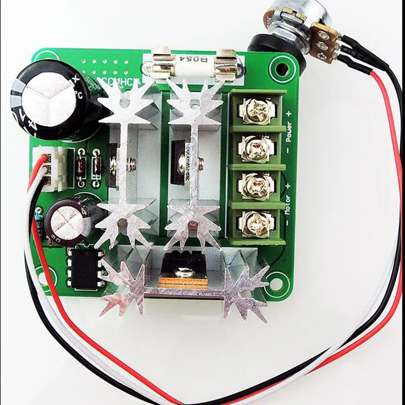 

DC motor controller, stepless speed control 6V-90V, universal pwm DC motor speed controller, PLC 15A