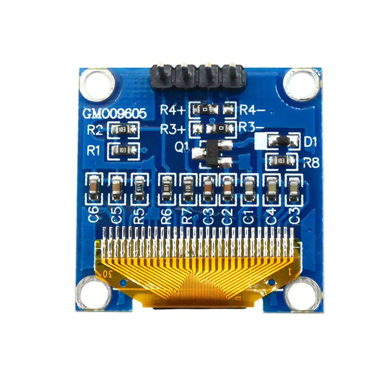 128X64 12864 IIC 0 96 дюймов OLED ЖК дисплей светодиодный модуль белый одноцветный для Arduino