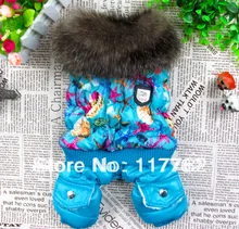 New Arrival Style Sea Image Printing Pet Canines Winter Coat Free Transport Canines Garments new clothes for canine
