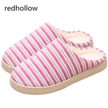 Warm Indoor House Slipper Soft Plush Cotton Striped Slippers Shoes Non-Slip Floor Home Furry Slippers Women Shoes For Bedroom Warm Indoor House Slipper Soft Plush Cotton Striped Slippers Shoes Non-Slip Floor Home Furry Slippers Women Shoes For Bedroom