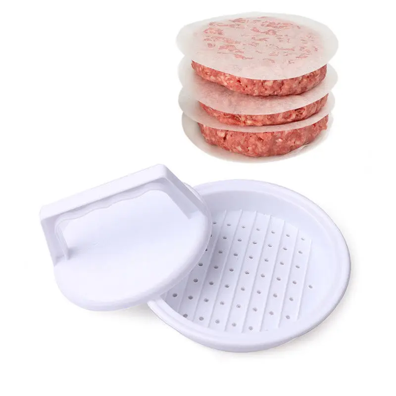

1 Set DIY Hamburger Meat Press Tool Patty Makers Meat Burger Maker Mold Food-Grade Plastic Hamburger Press Burger Maker