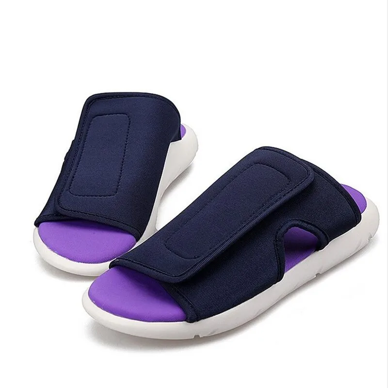 Летняя обувь Дизайнерские версия мужские пляжные сандалии Элитный бренд в стиле «Гладиатор»; Для мужчин на плоской платформе шлепанцы Zapatillas hombre