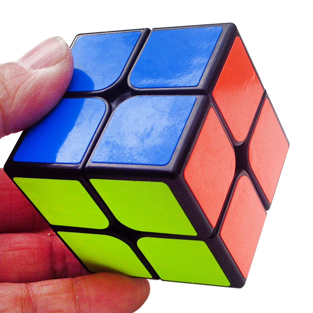 2x2x2 магические кубики 2*2*2 кубики QiYi 5,1 см наклейки головоломка Cubos Обучающие Детские игрушки для детей Neo Cubo Megico