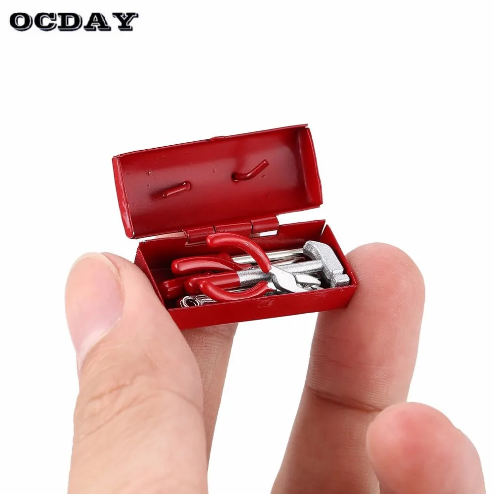 

AX 10013A Mini RC Decoration Tool Set Box Case Kit Accessories Part for 1/10 RC Car Crawler Axial SCX10 RC4WD D90 D110 TF2 ti