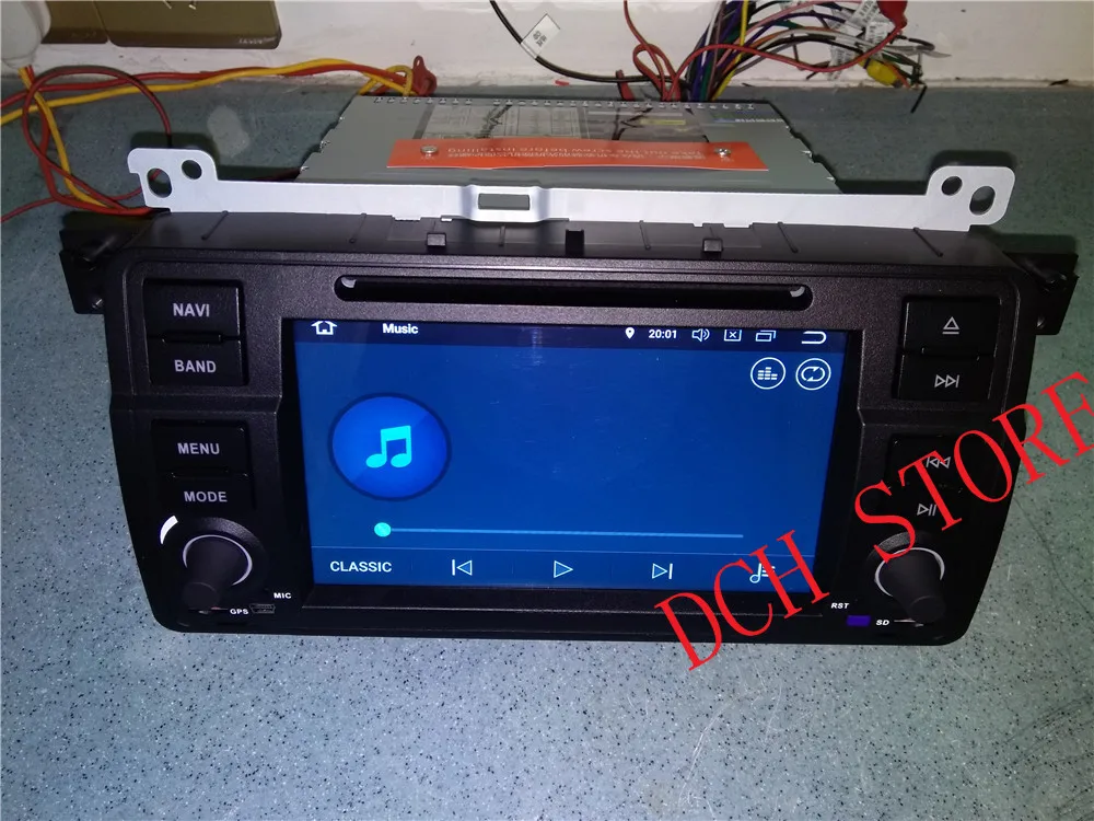 Clearance 7 INCH Android 9.0 8 CORE octa cor Car dvd player gps navigation For BMW E46 M3 X5 Rover 3 Series RAM carplay 30 EQ RADIO STEREO 19