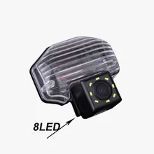 CCD auto posteriore vista posteriore retromarcia telecamera di parcheggio per Toyota wish Corolla Tarago Previa Alphard HD luce targa LED impermeabile