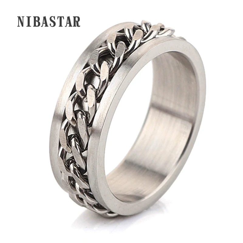

2018 New Lady Fashion Totem Antique Silver Thai Stainless Steel Ring High-Quality Jewelry PunK Style Ring