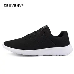 Zenvbnv Новый Дизайн Для мужчин Для женщин легко кроссовки прогулочная Обувь с дышащей сеткой легкие кроссовки Бег большой размер 35-47