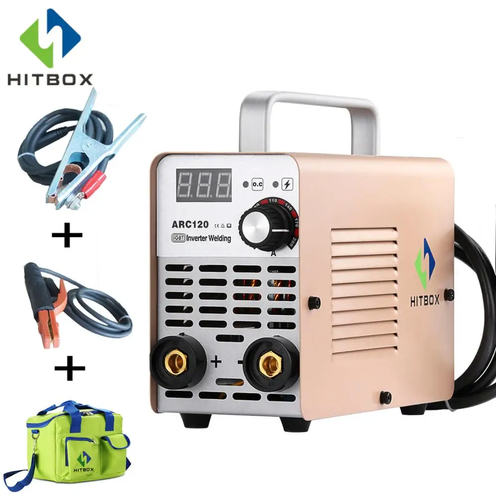 

HITBOX Arc Welders Digital MMA Welding Machine Single Phase 220V Mini Hobby Welding Tools For Home Use