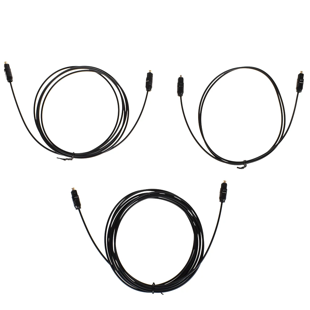 

Hot OD 2.2 Gold Plated Digital Audio Optical Fiber Cable Toslink SPDIF Cord PVC For DVD VCR CD Player HI-FI Speake