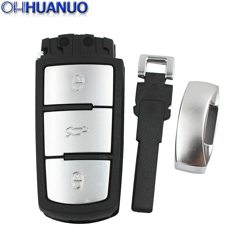 

3 Buttons Spare Case Intelligent Insert Case Shell Blank Key For VW/Passat B6 CC Magotan