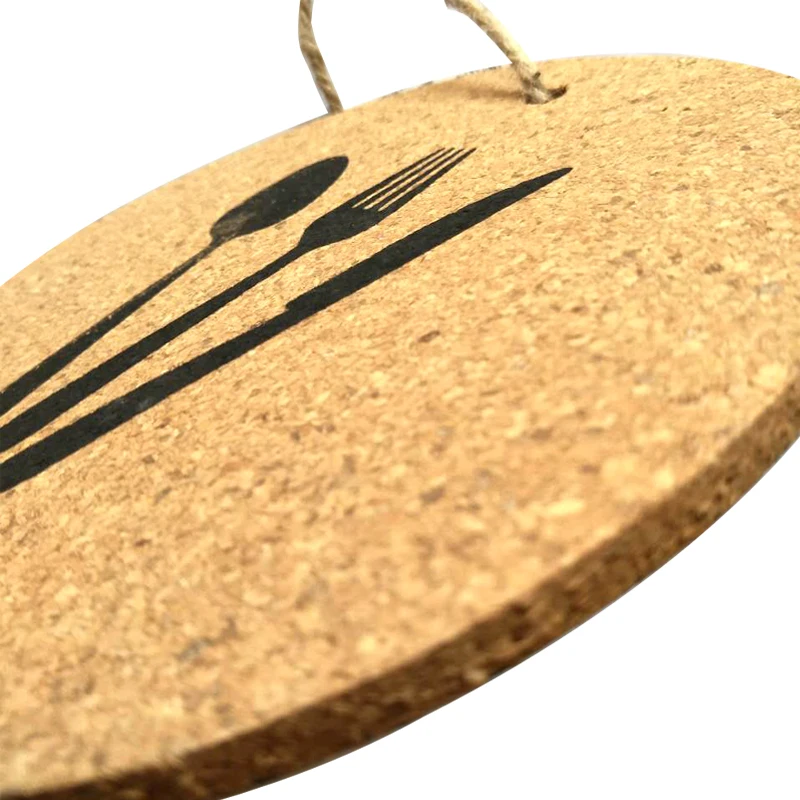 Cicle Restaurant Board Cork Wood Message Board Phellem Cork Wooden Bulletin Single Soft Wood Wall Black Back Side