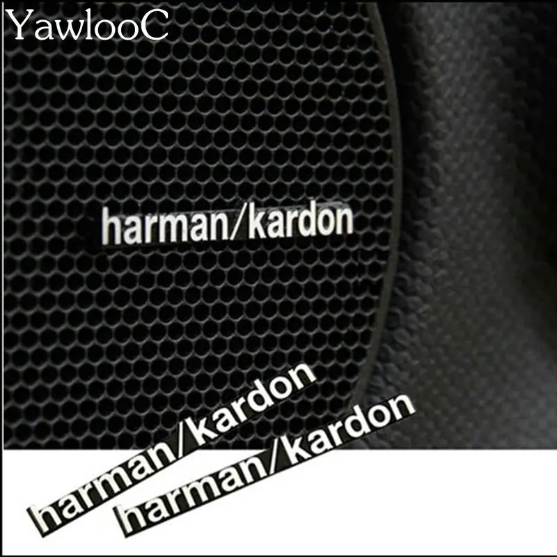 3D Harman/Kardon Hi-Fi динамик стерео алюминиевая эмблема наклейка автомобиль аксессуары