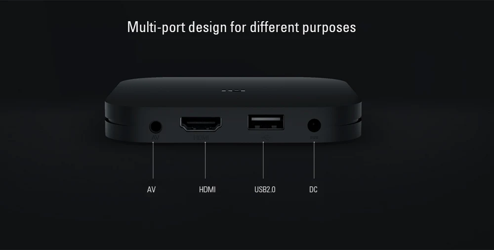 Оригинальная ТВ приставка Xiaomi Mi4C Patchwall 1 ГБ 8 Amlogic S905L 2 4G Wi Fi Bluetooth с поддержкой 4K HD