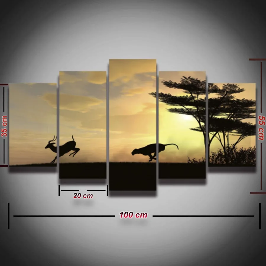 Afrikaanse luipaard pictures promotie winkel voor promoties ... Decoratie woonkamer afrika