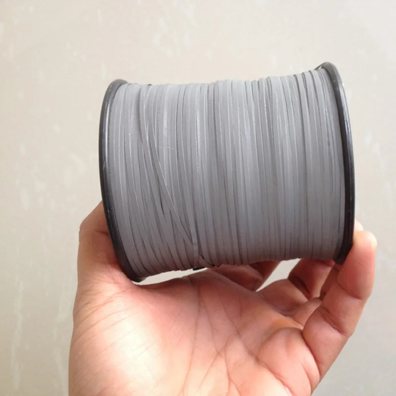 2mmx1000m Double Sided Reflective Yarn Thread For Weaving Hat Ribbon Rope Belt ! 