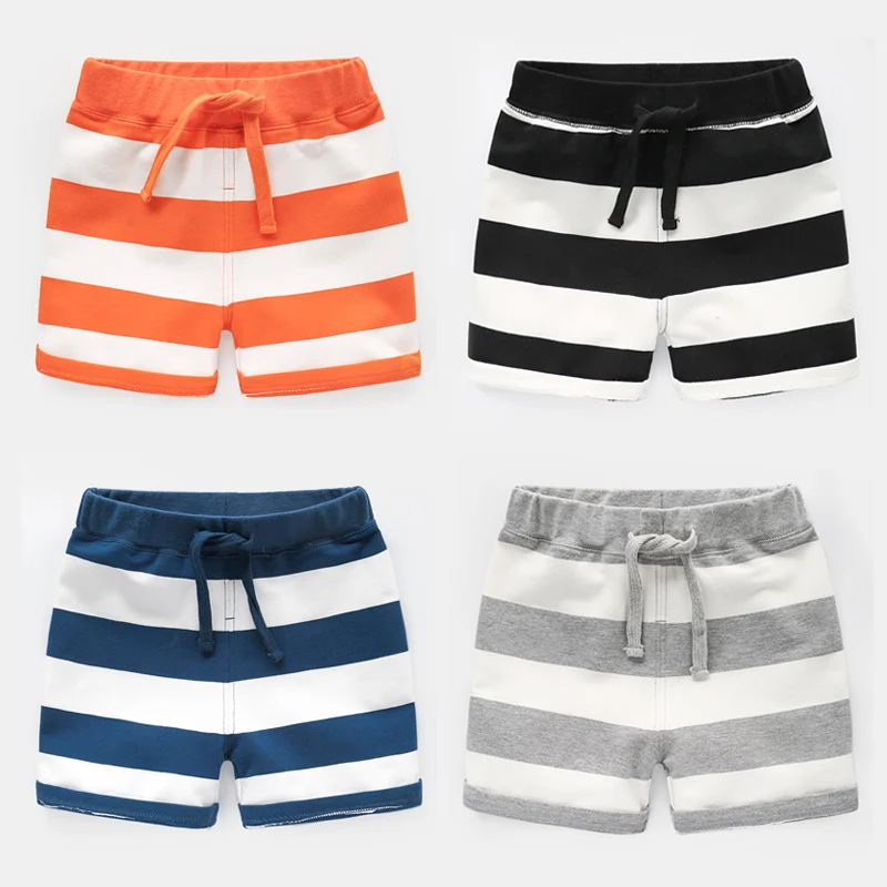 

2019 Baby Boys Shorts Fashion striped Kids Summer Shorts Trousers Children's cotton Shorts Clothing boys trousers clothes