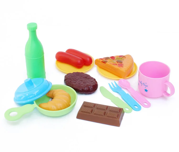 Головоломки DIY игрушки для кукольного домика гамбургеров упаковка имитации еда